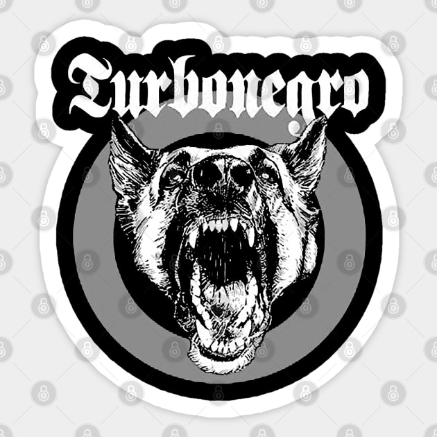 Turbonegro Sticker by CosmicAngerDesign